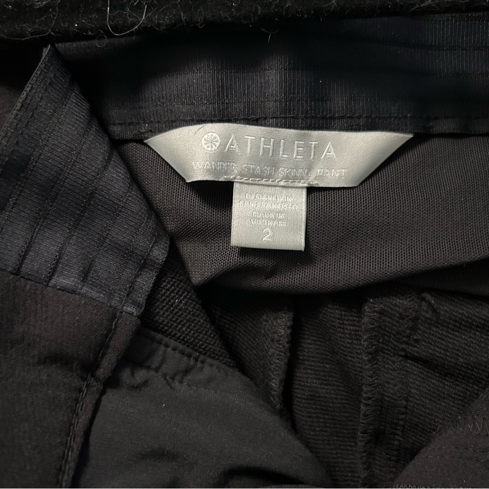 Athleta Wander Stash Skinny Pant, black - Picture 2 of 10
